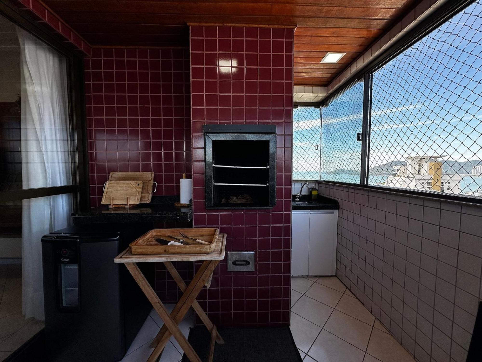 Ct01- Vista Mar| Telas Protecao| Churrasq, Garagem Balneário Camboriú Eksteriør bilde