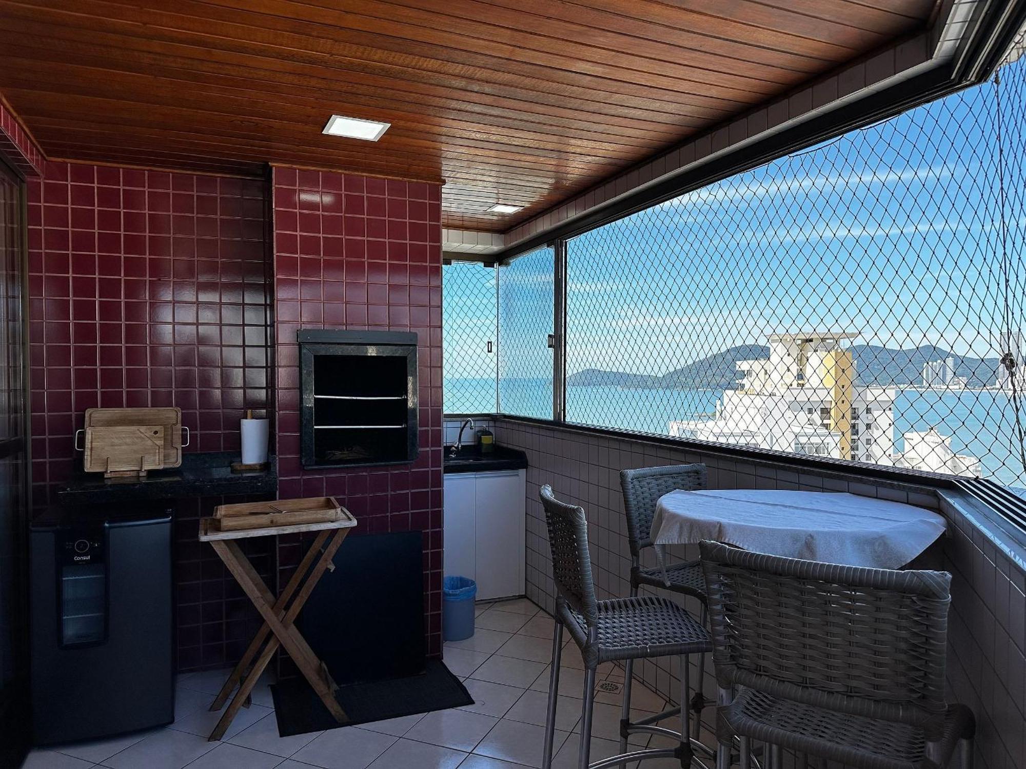 Ct01- Vista Mar| Telas Protecao| Churrasq, Garagem Balneário Camboriú Eksteriør bilde